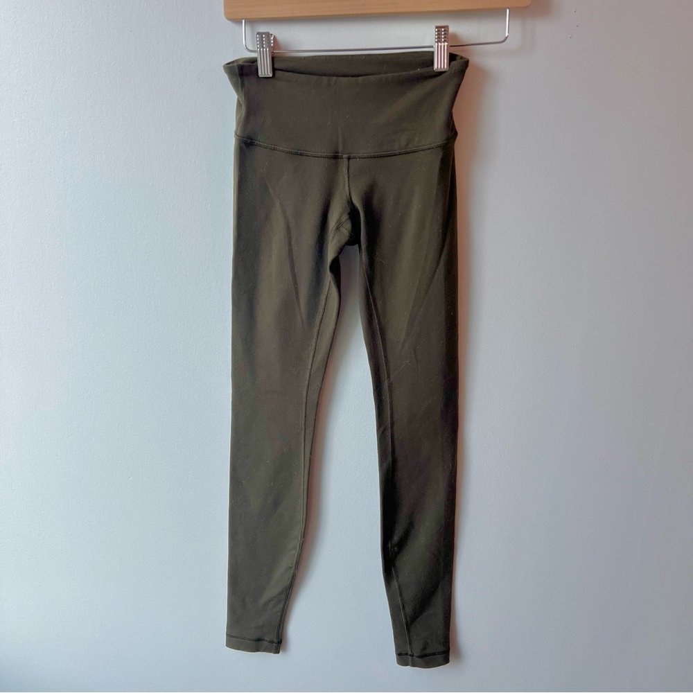 Lululemon 🍋 Wunder Under Green Leggings - Picture 4 of 9